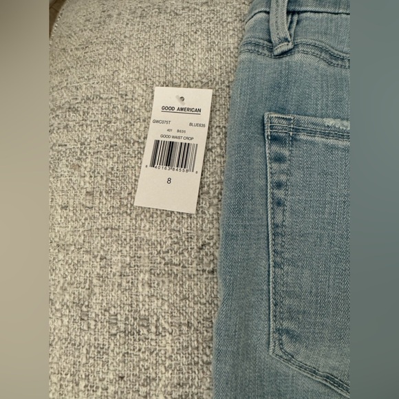 Good American Good Waist Crop Jeans​​​​​​​ - Picture 2 of 6